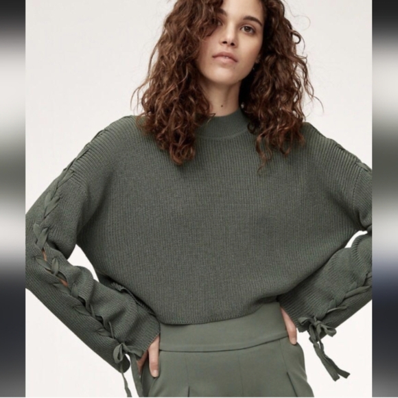 Wilfred Sweaters - Wilfred Forest Knit Top